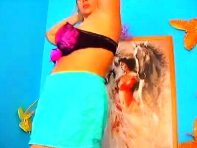 blonde webcam curvy milf striptease - drtuber.com