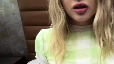 This POV casting video stars a blonde teen amateur - drtuber.com