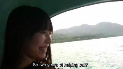 Japanese amateur boat ride and bathing in weird bathtub - drtuber.com - Japan