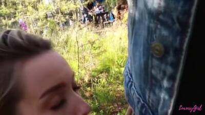 Have Public Sex On A Picnic. Pov Blowjob And Amateur Doggystyle - hclips.com