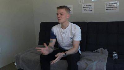 Amateur solo twink jerks cock on casting - drtuber.com