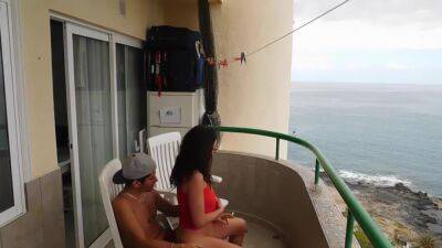 Horny Couple Real Sex In Vacances Beach Balcony - hclips.com