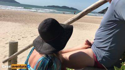 She Loves Doing Anal In Public On The Beach - Real Amateur - hotmovs.com - Brazil