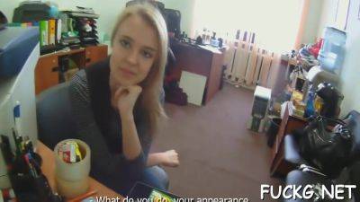 Sweet Teen Doesnt Know About Spycam Glasses Of Her Stud - hclips.com