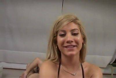 Amateur Latina Blonde Sofi Banged In Her Pussy By Two Studs In Porn Casting - hotmovs.com