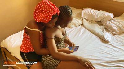 African Lesbians - Amateur Black Girlfriends Pleasuring Their Pussies - hotmovs.com