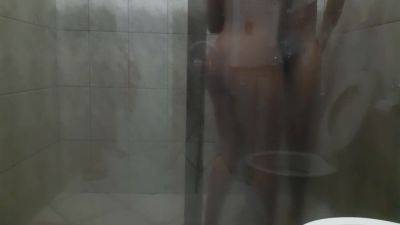 Part1 Sex In The Bathroom With A Big Couple Big Ass And Big Dick - hclips.com - Brazil