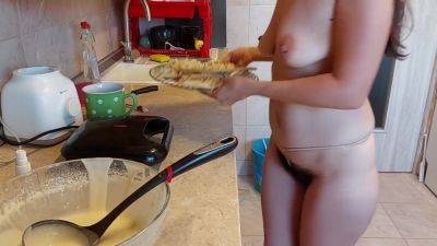 Crazy Amateur Couple In The Kitchen Hairy Pussy , Big Ass, Big Tits, Big Nipples - Sexy Wife - hclips.com